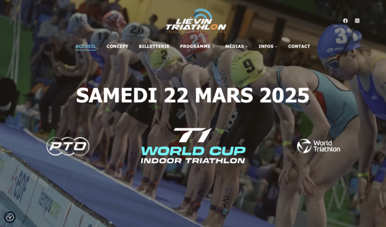 Liévin triathlon indoor festival – website
